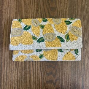 Antik Kraft Beaded Lemon Clutch 🍋 price firm
